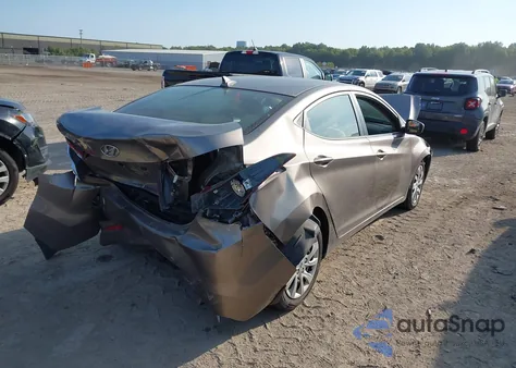 2012 Hyundai Elantra Gls z USA, uszkodzony, nr VIN 5NPDH4AEXCH104708